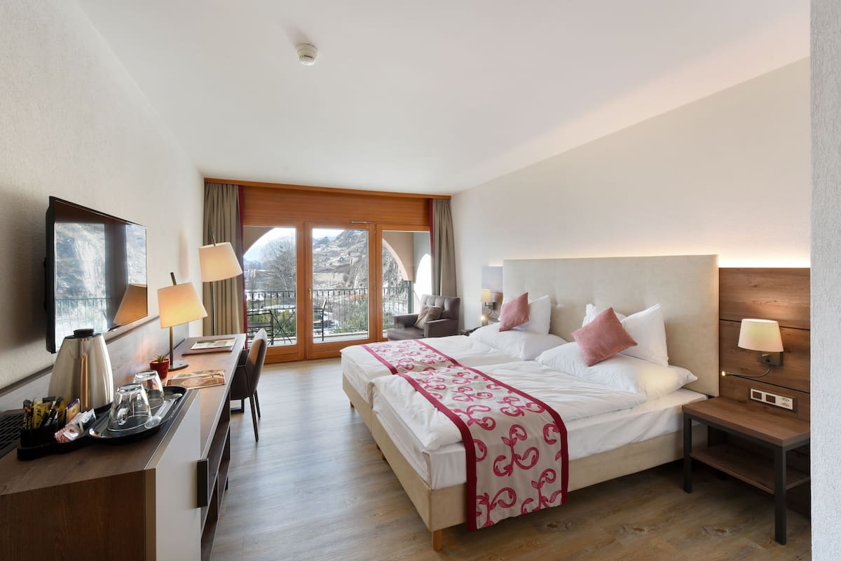 Quarto casal superior | Roupas de cama premium