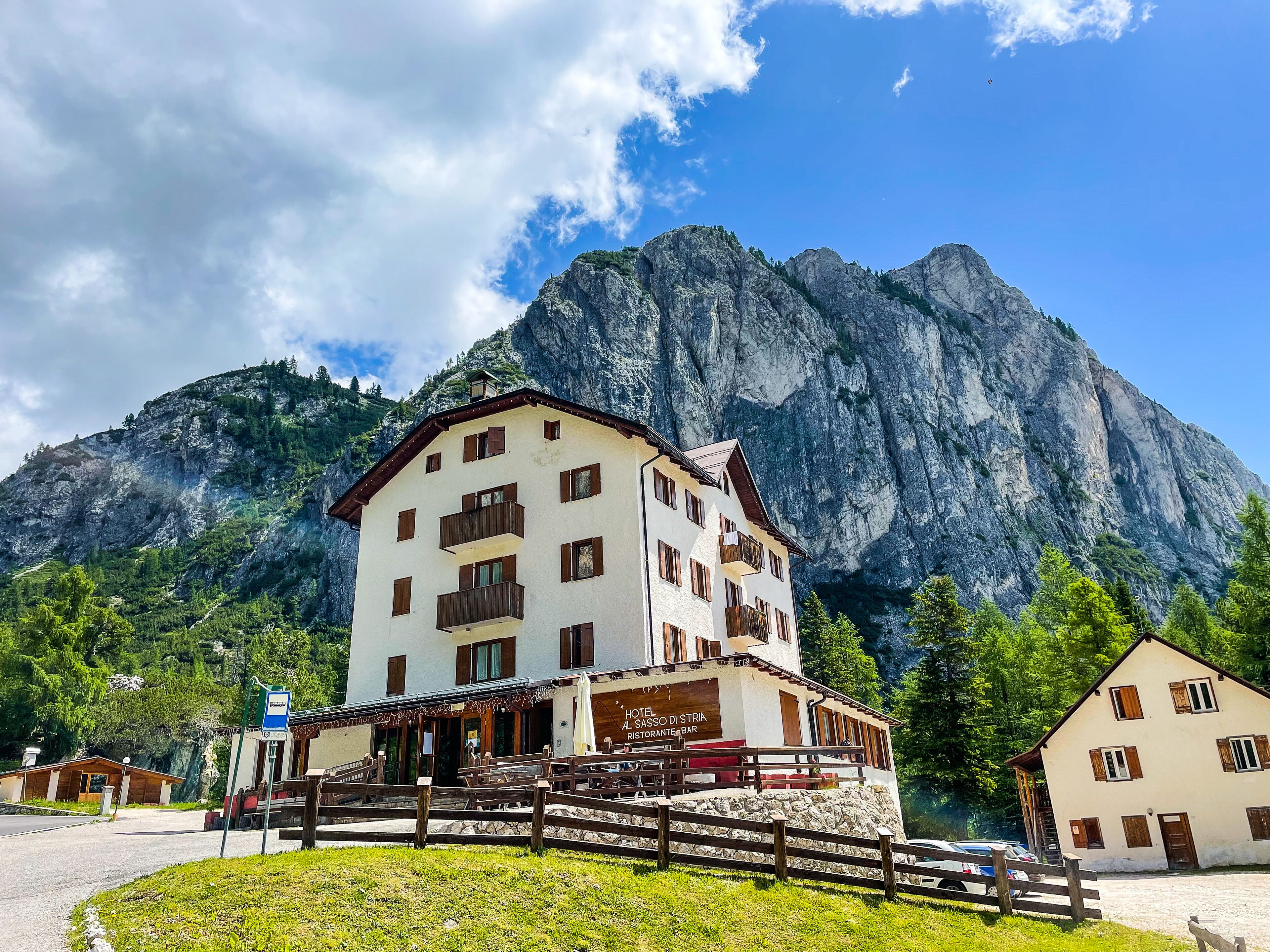 Fassade der Unterkunft