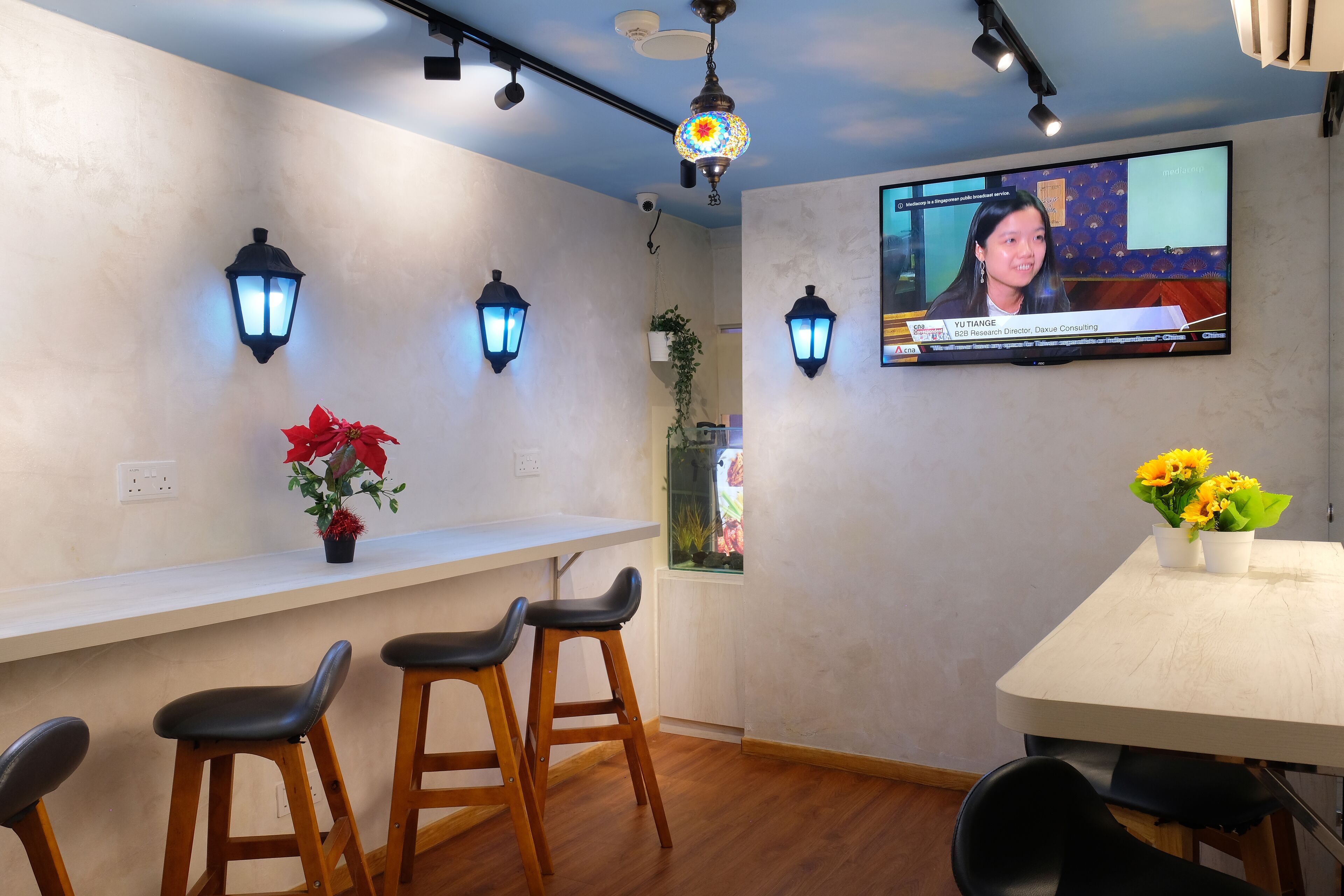 Sala de estar en el lobby