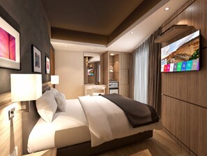 Down duvets, minibar, in-room safe, individually decorated - Grand Hallmark Hotel Johor Bahru (Johor Bahru)