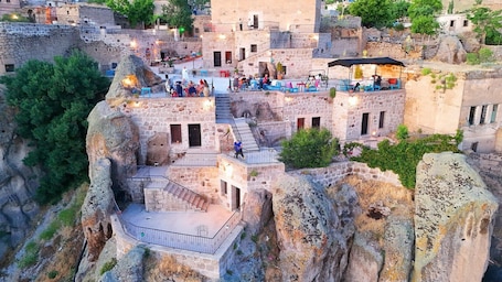 In-room safe, individually decorated, individually furnished, desk. Cappadocia Ihlara Mansions & Caves