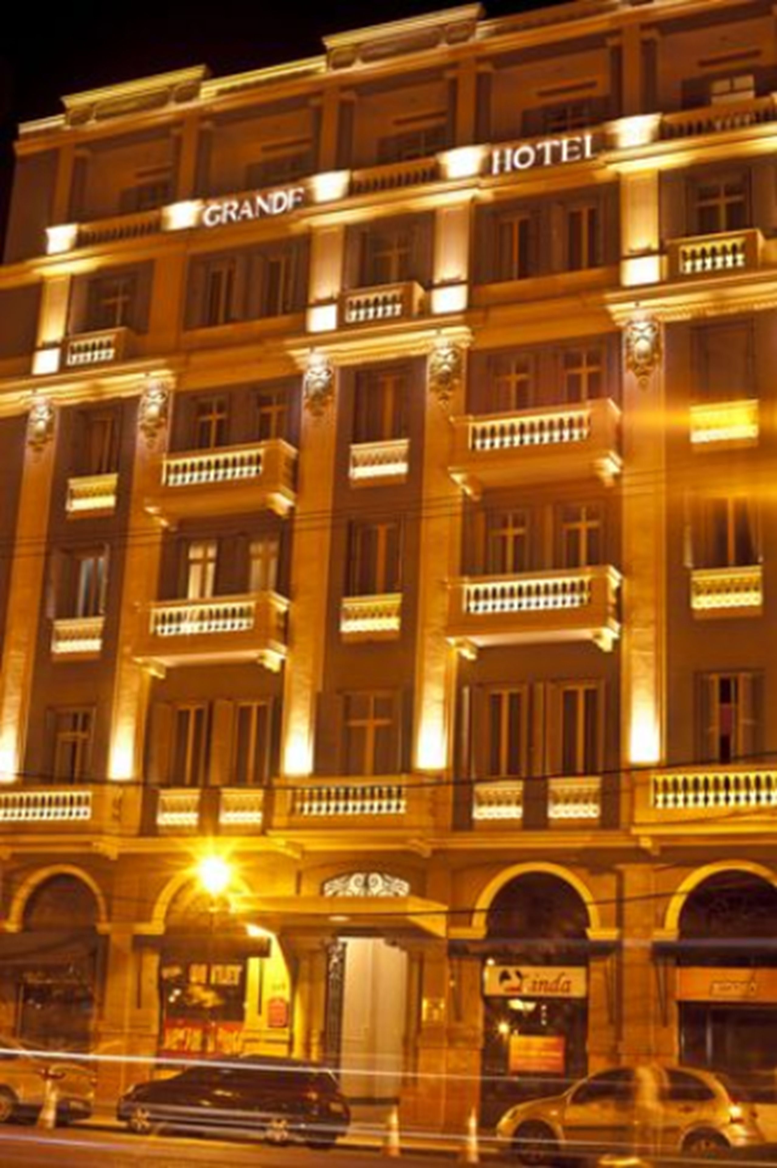 Front of property – evening/night