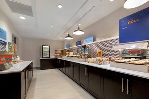 Free daily buffet breakfast