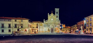 Stroll through the historic square, surrounded by traditional architecture and a beautiful central fountain.