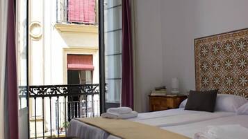 Down duvets, individually decorated, blackout curtains, soundproofing