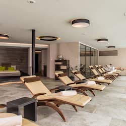 Sauna, steam room, body treatments, hot stone massages, sports massages
