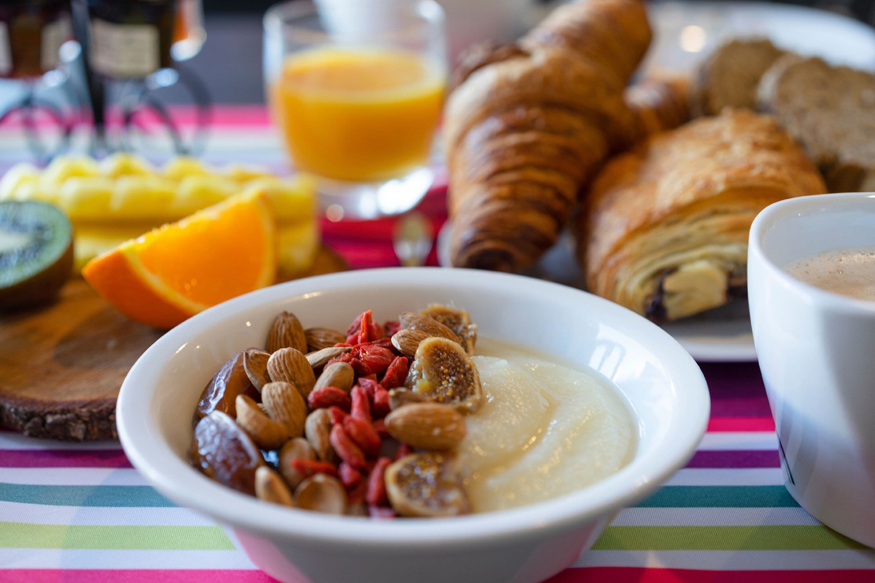 daily buffet breakfast (eur 13 per person)