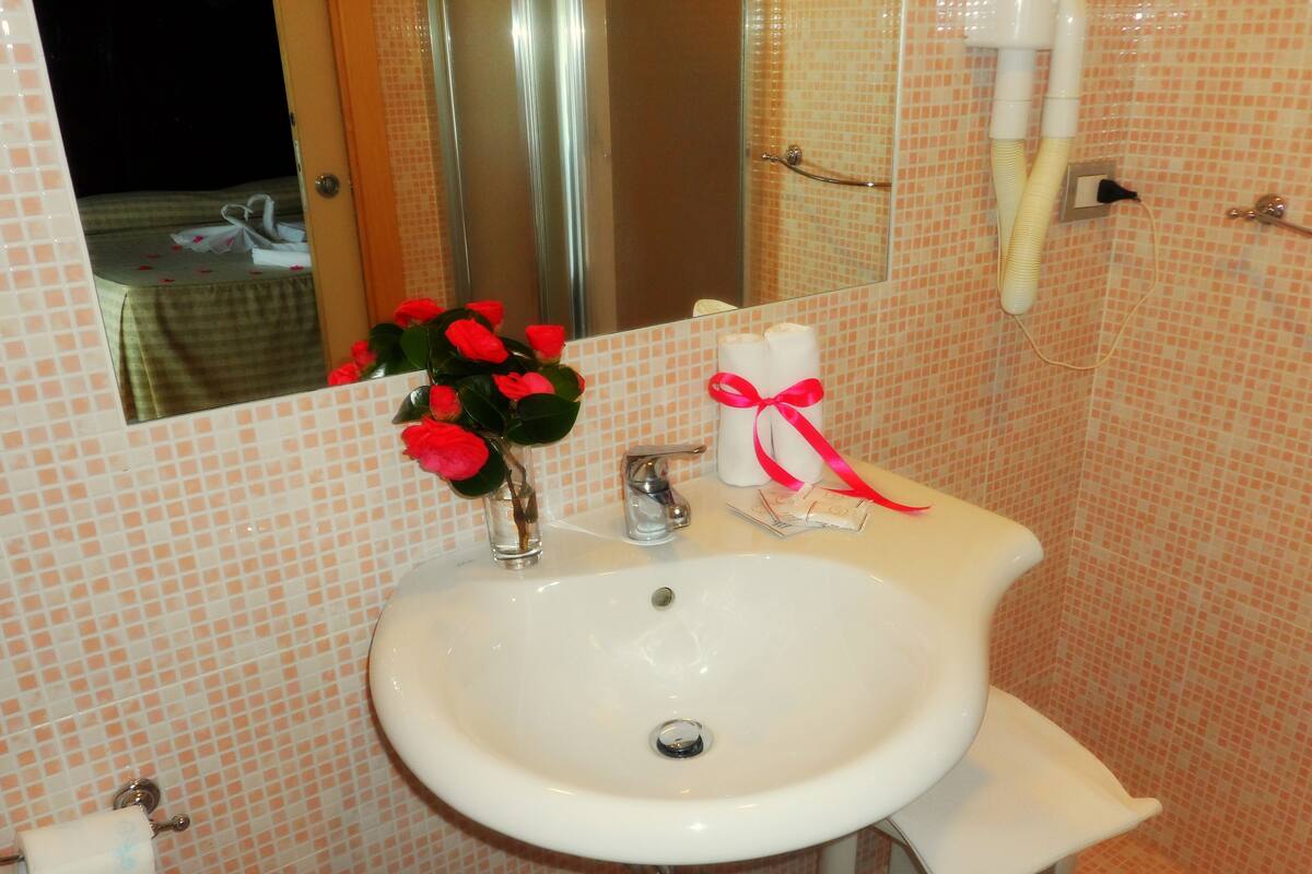 standard double room single use | bathroom sink