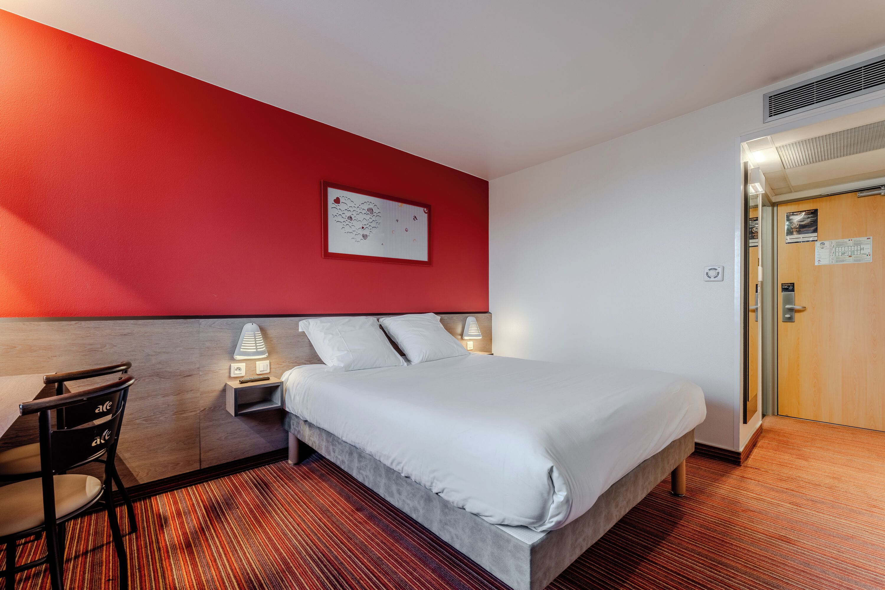 premium bedding, individually furnished, desk, blackout curtains