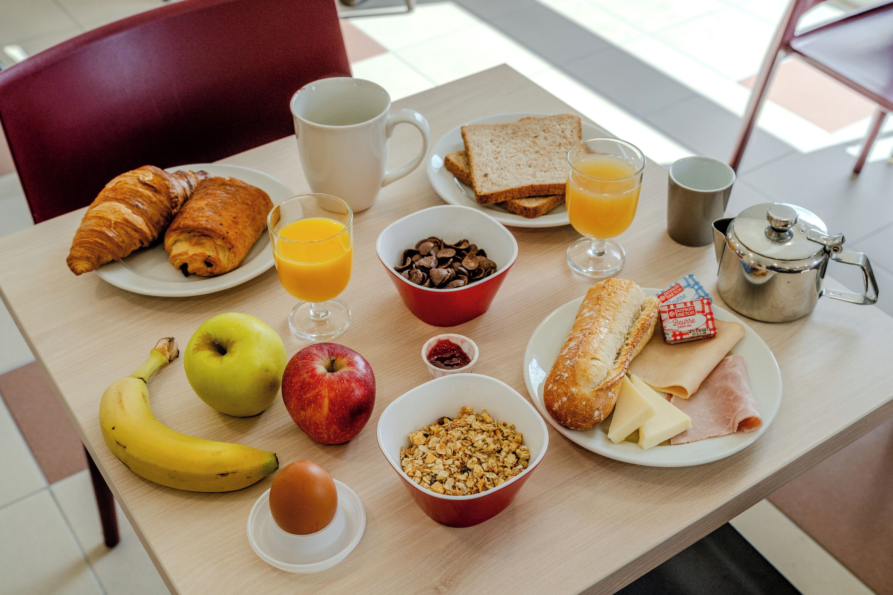 daily buffet breakfast (eur 8.9 per person)