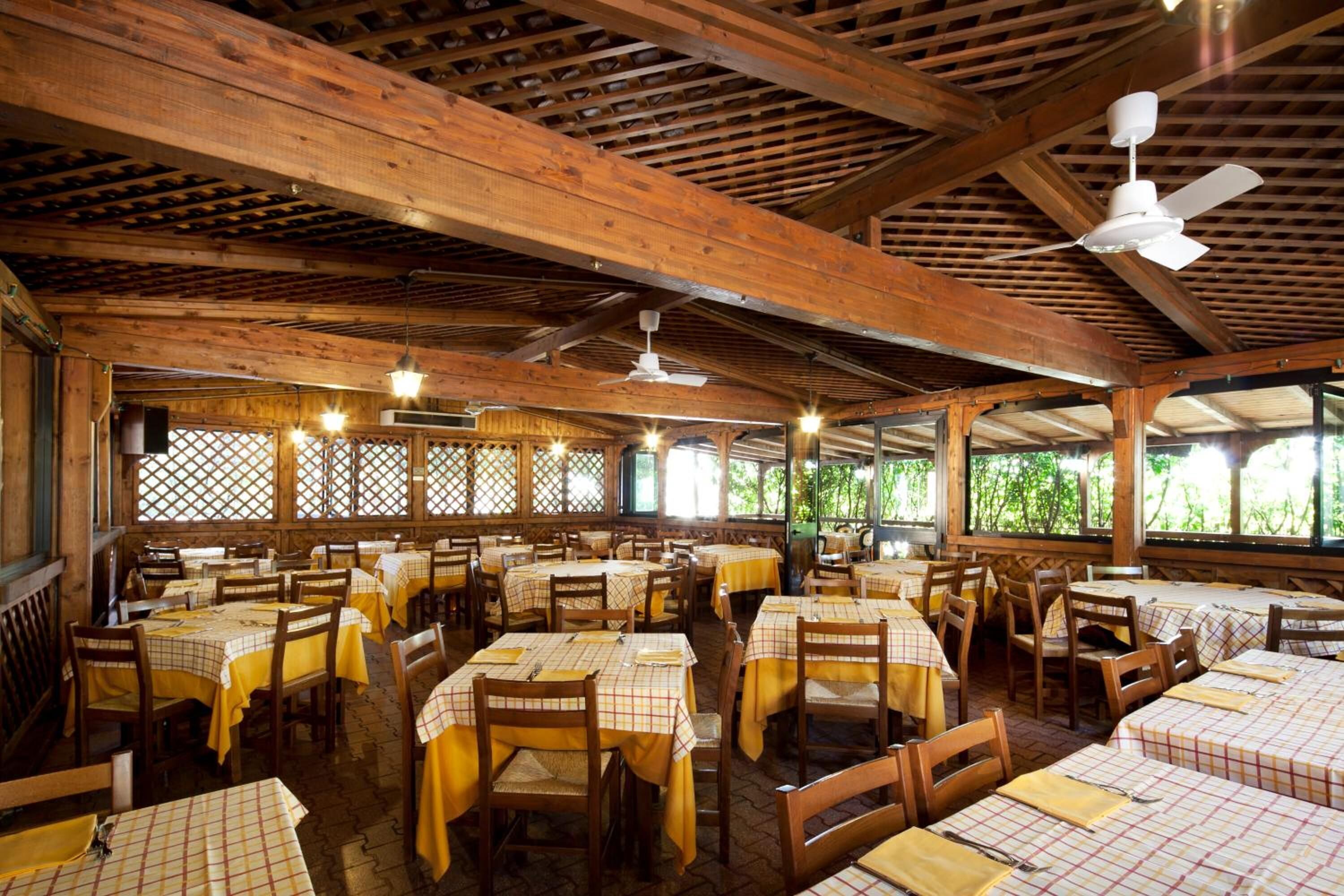 breakfast, lunch, dinner served; italian cuisine