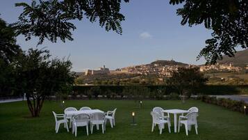 Blick von der Unterkunft