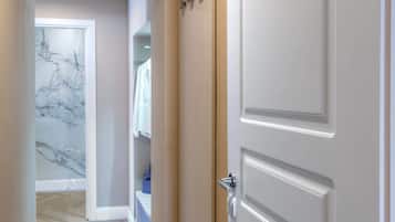 Premium bedding, down comforters, pillowtop beds, minibar
