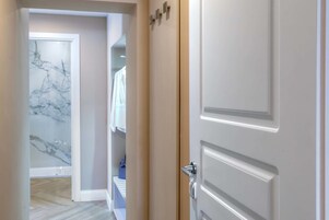 Premium bedding, down comforters, pillowtop beds, minibar