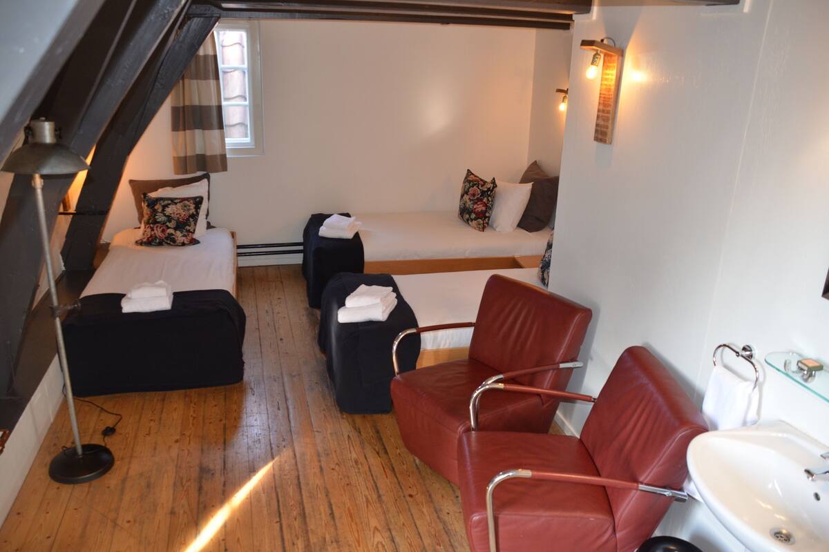 Chambre Triple Économique, salle de bains commune | Équipements de la chambre