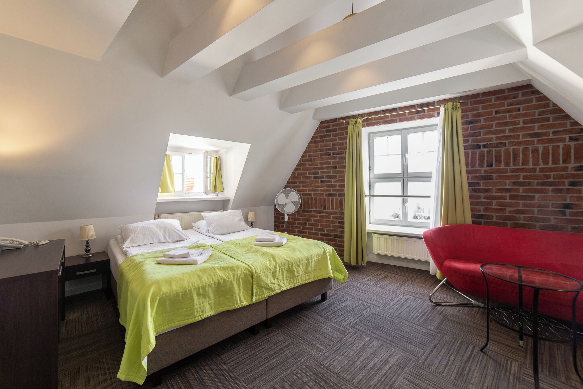 Comfort Quadruple Room, Non Smoking, Bathtub | In-room safe, desk, laptop workspace, blackout drapes