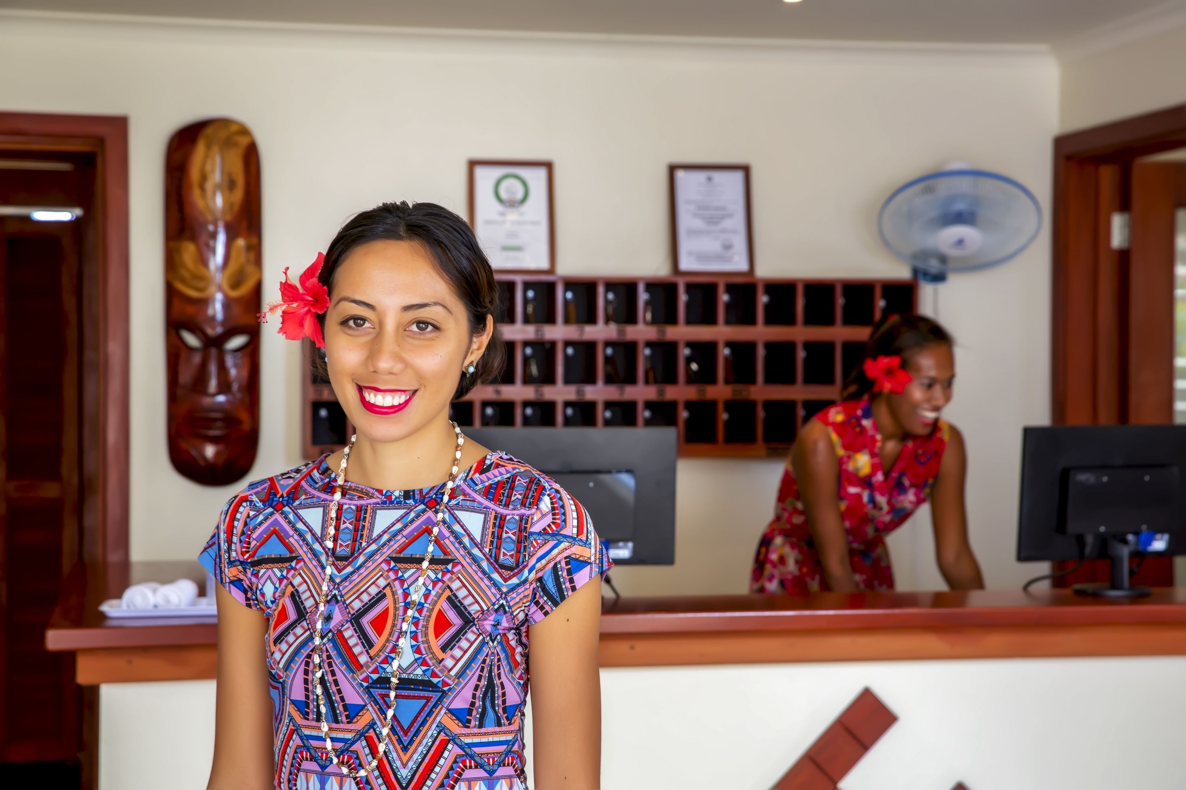 check-in/check-out kiosk
