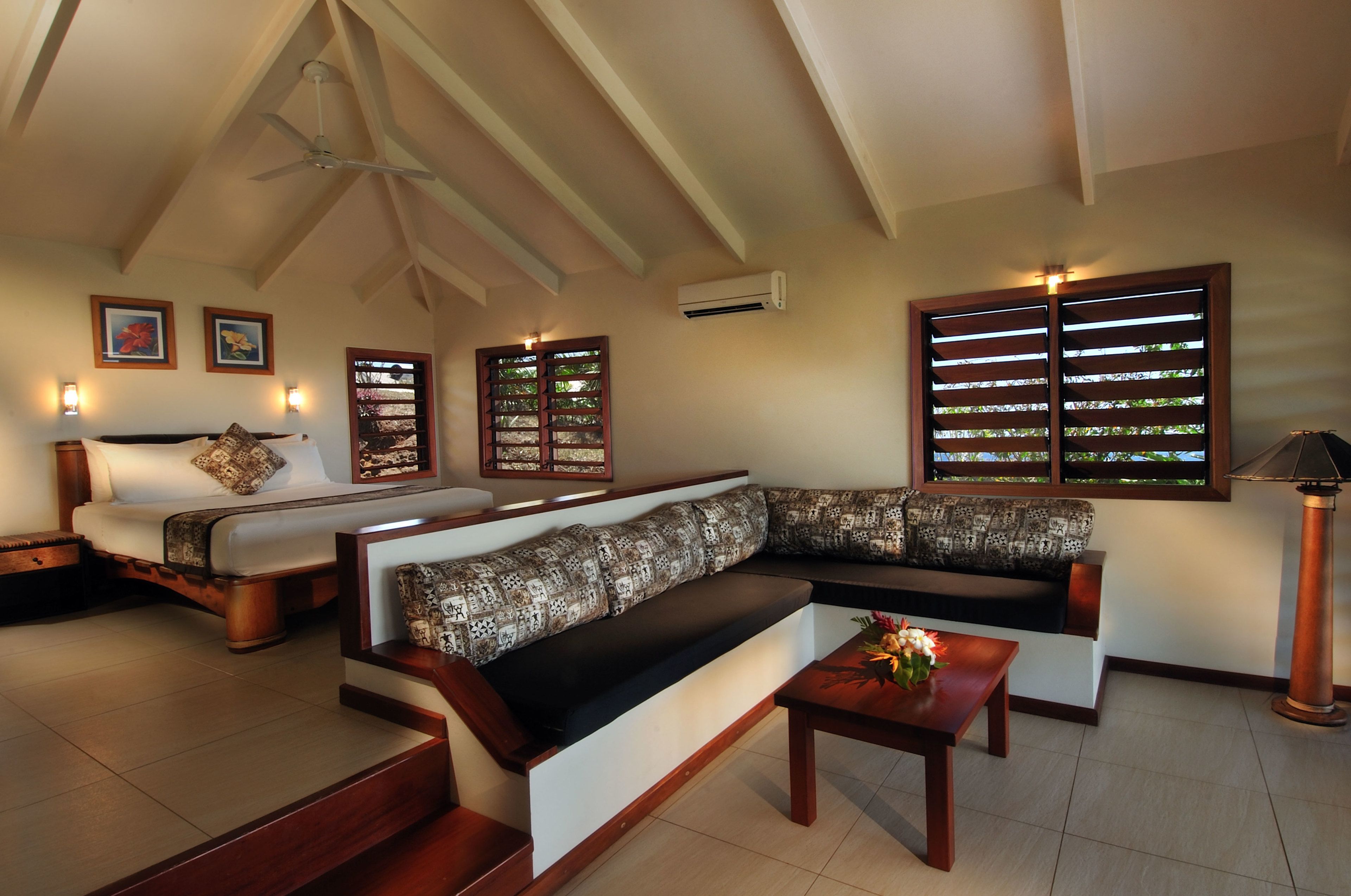 premium ocean view studio bure | living area