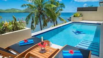 Luxury Villa, 1 Bedroom, Private Pool, Ocean View | 1 bedroom, iron/ironing board, WiFi, bed sheets