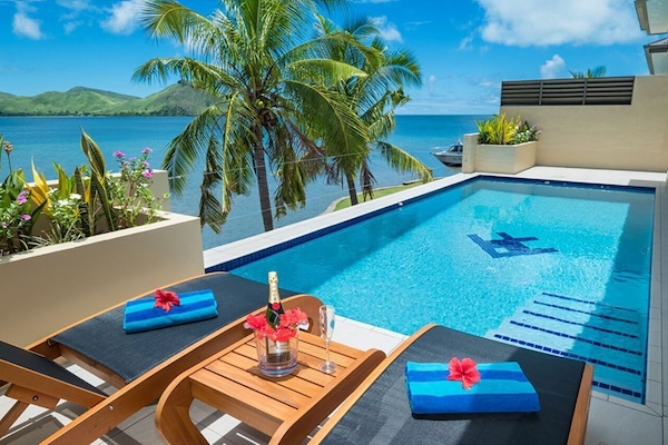 Luxury Villa, 1 Bedroom, Private Pool, Ocean View | 1 bedroom, iron/ironing board, WiFi, bed sheets