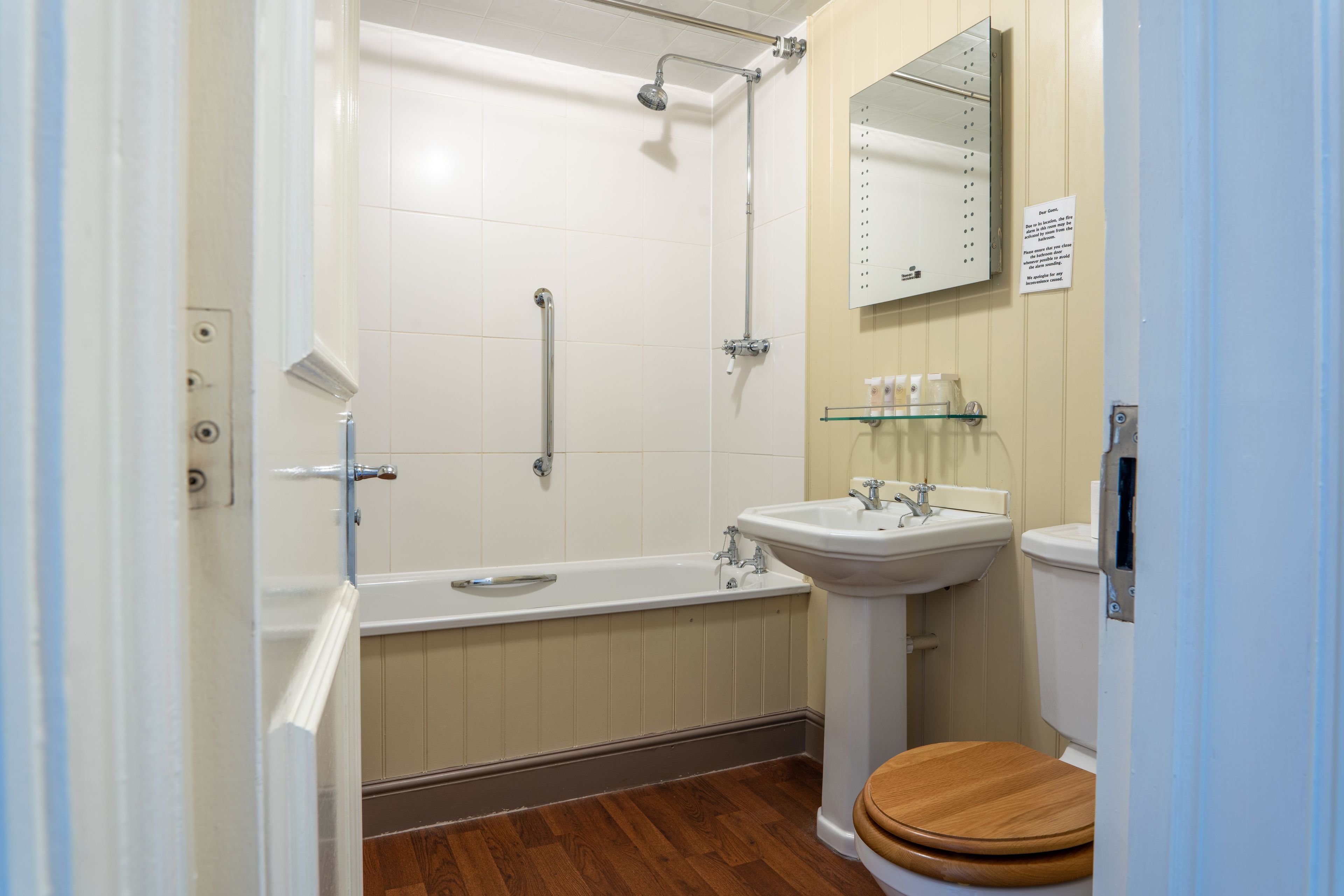 standard room (family of 3) | bathroom | free toiletries, hair dryer, towels