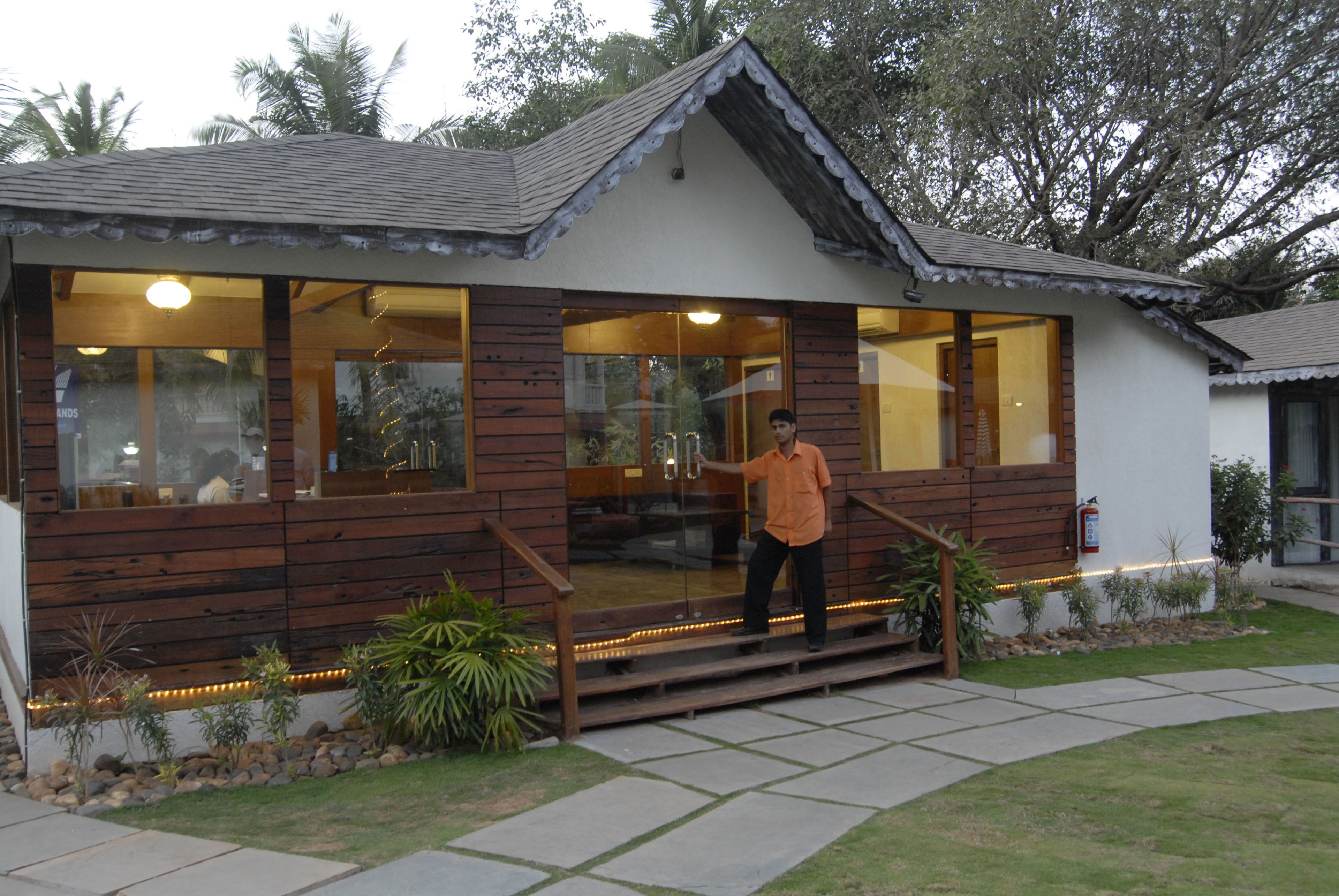 front of property – evening/night