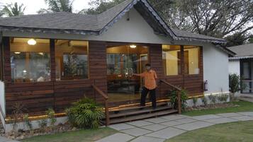 Front of property - evening/night