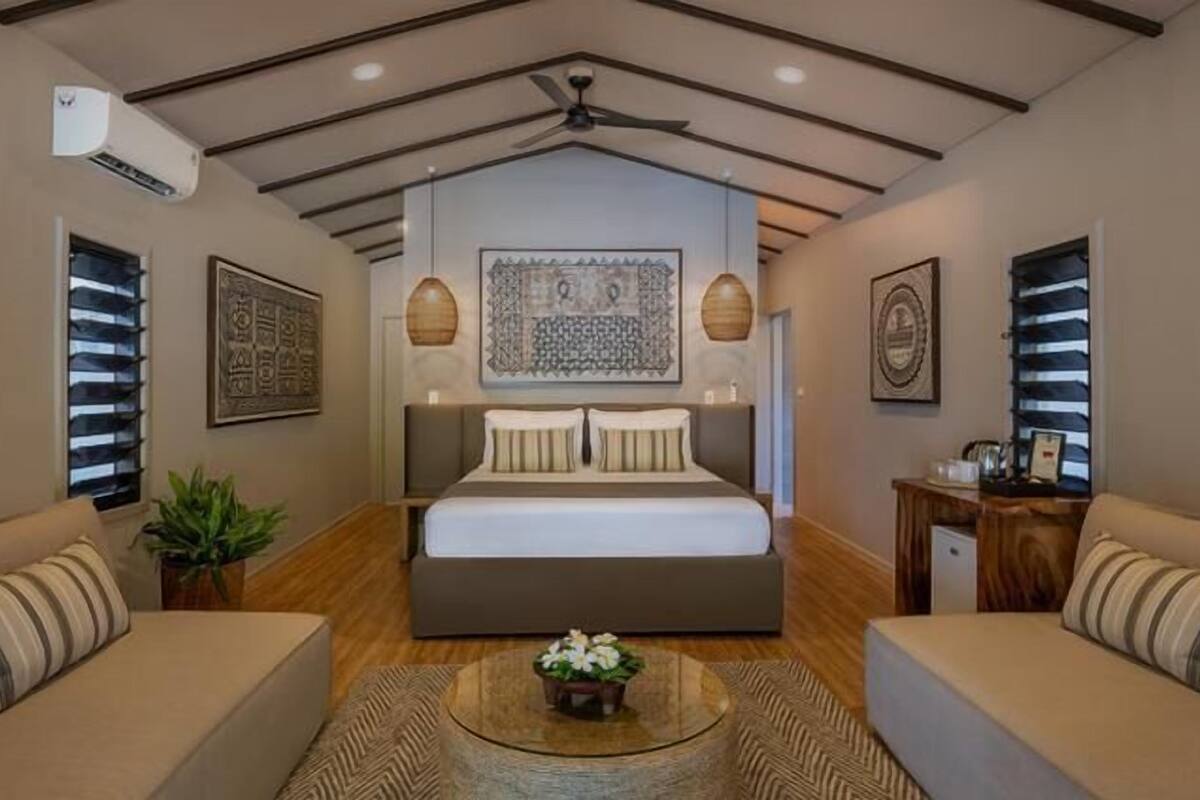 sunrise beachfront villas | 1 bedroom, blackout curtains, bed sheets