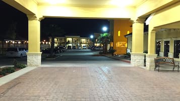 Front of property – evening/night