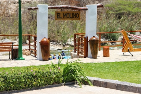Áreas de la propiedad. Hotel y Restaurante El Molino