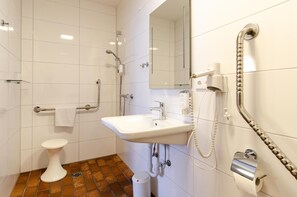 Hair dryer, towels