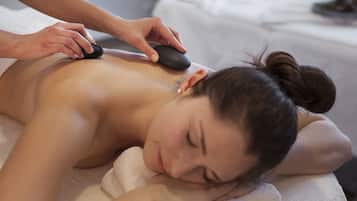 Área de tratamiento exterior, tratamientos corporales, aromaterapia