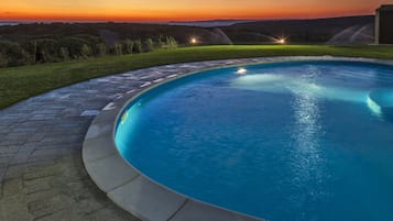 2 outdoor pools, pool umbrellas, sun loungers