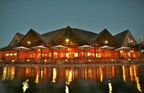 Front of property - evening/night