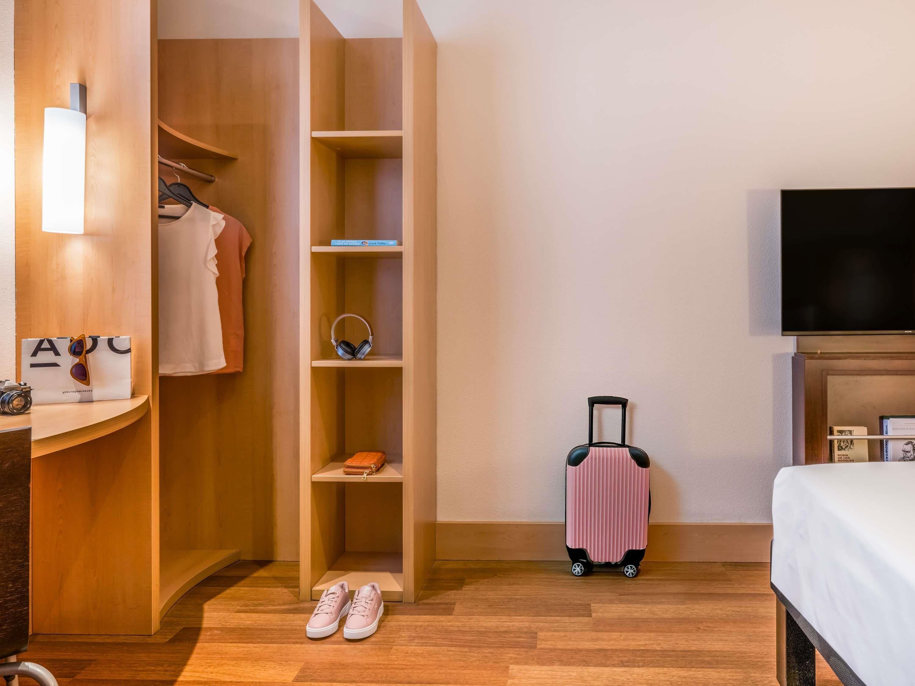 premium bedding, down duvets, desk, laptop workspace