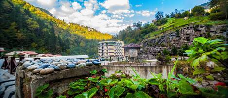 Vue depuis l’hébergement