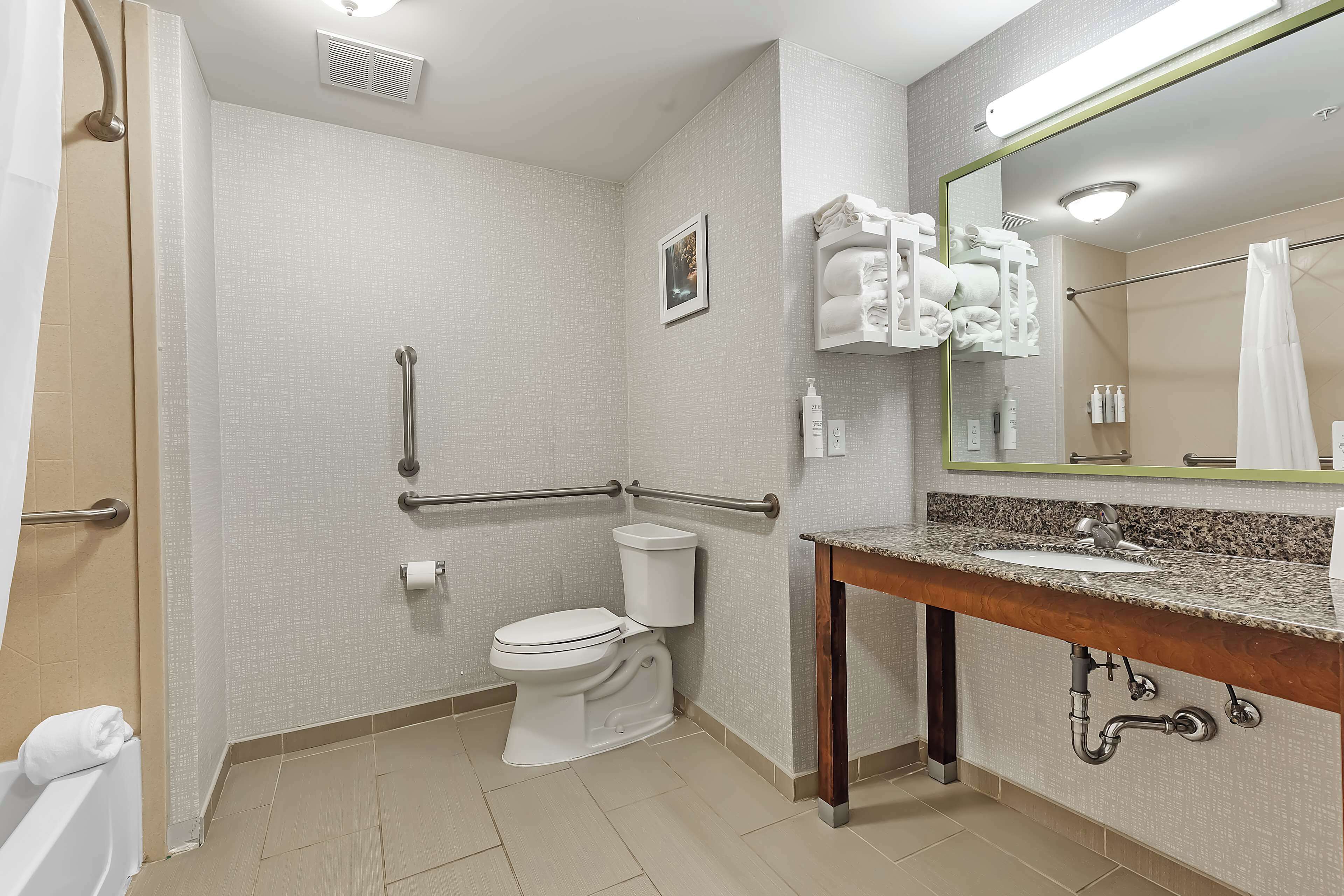 standard room | bathroom | combined shower/bathtub, free toiletries, hair dryer, towels