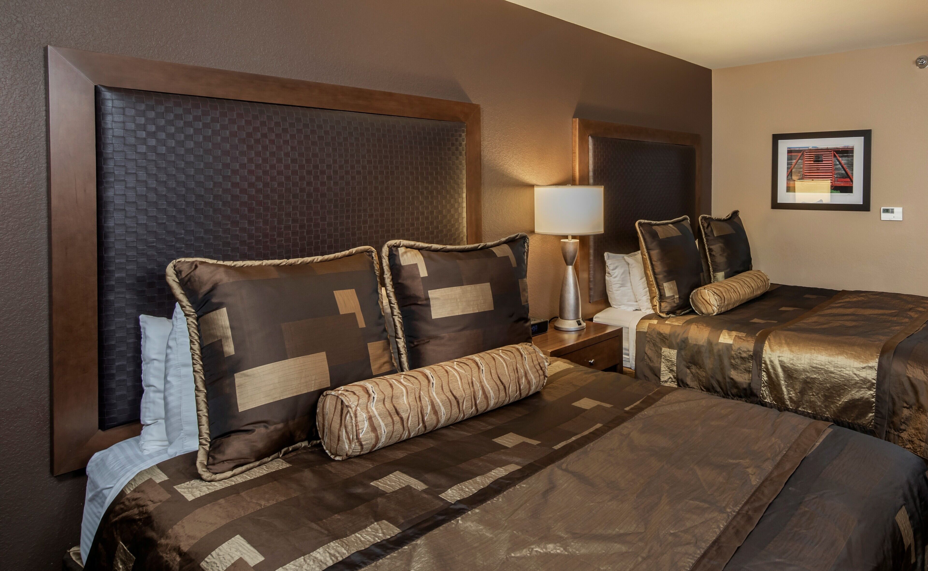 Pillowtop beds, in-room safe, desk, iron/ironing board