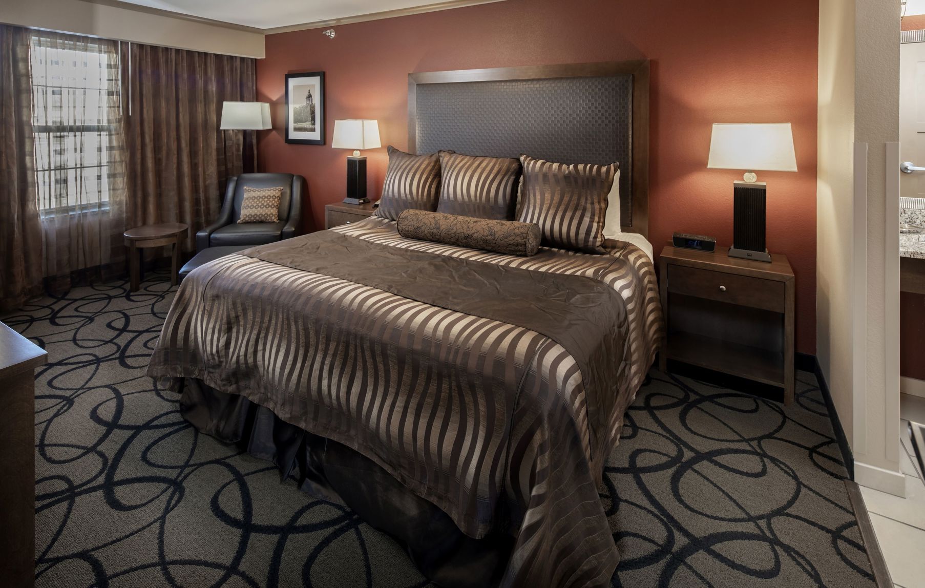 Pillowtop beds, in-room safe, desk, iron/ironing board