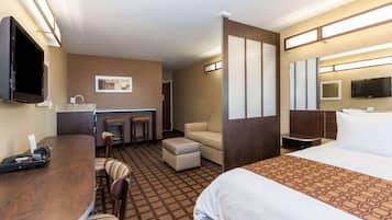 Coffres-forts dans les chambres, bureau, rideaux occultants