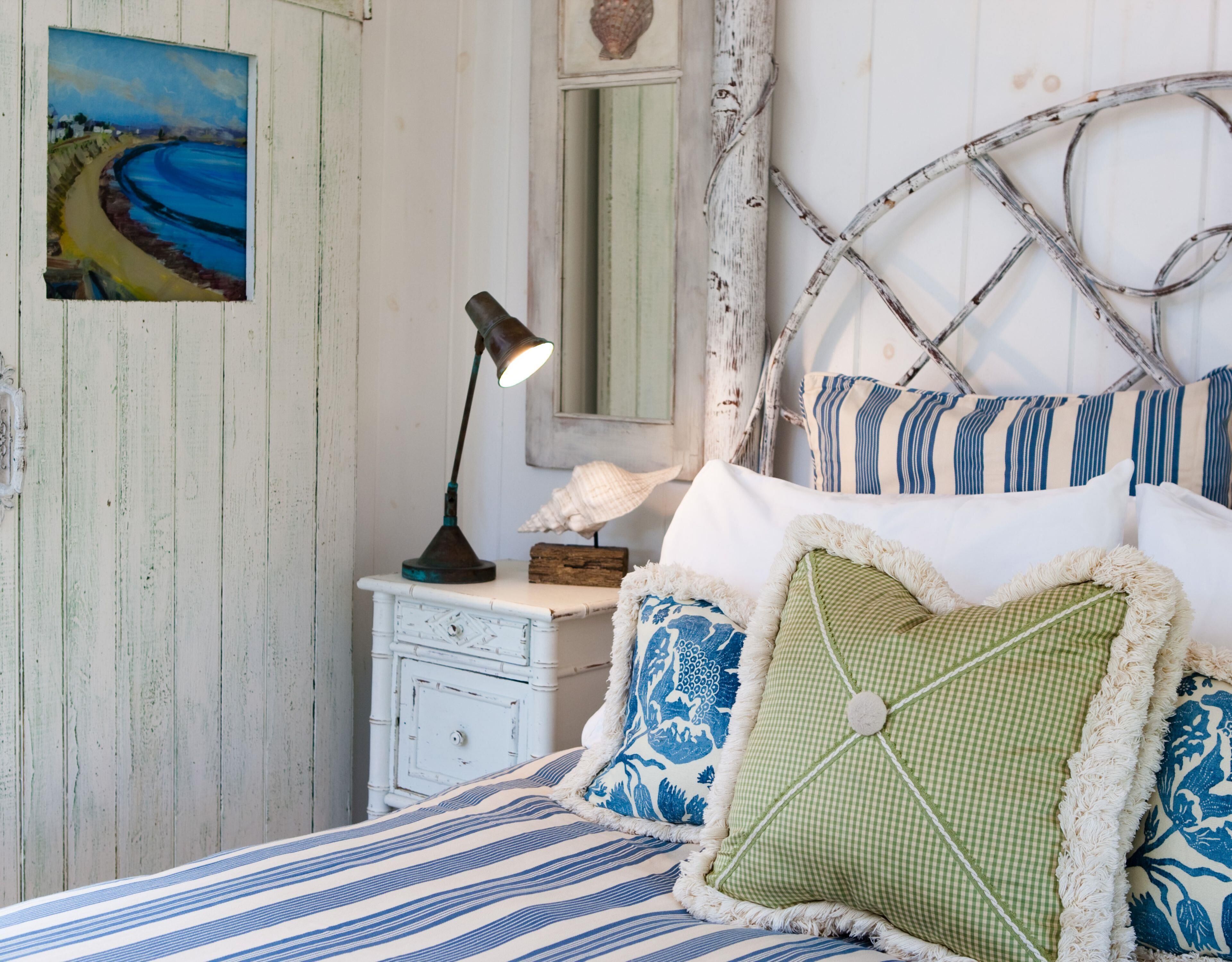 Cottage (Sea Mist) | Frette Italian sheets, premium bedding, individually decorated