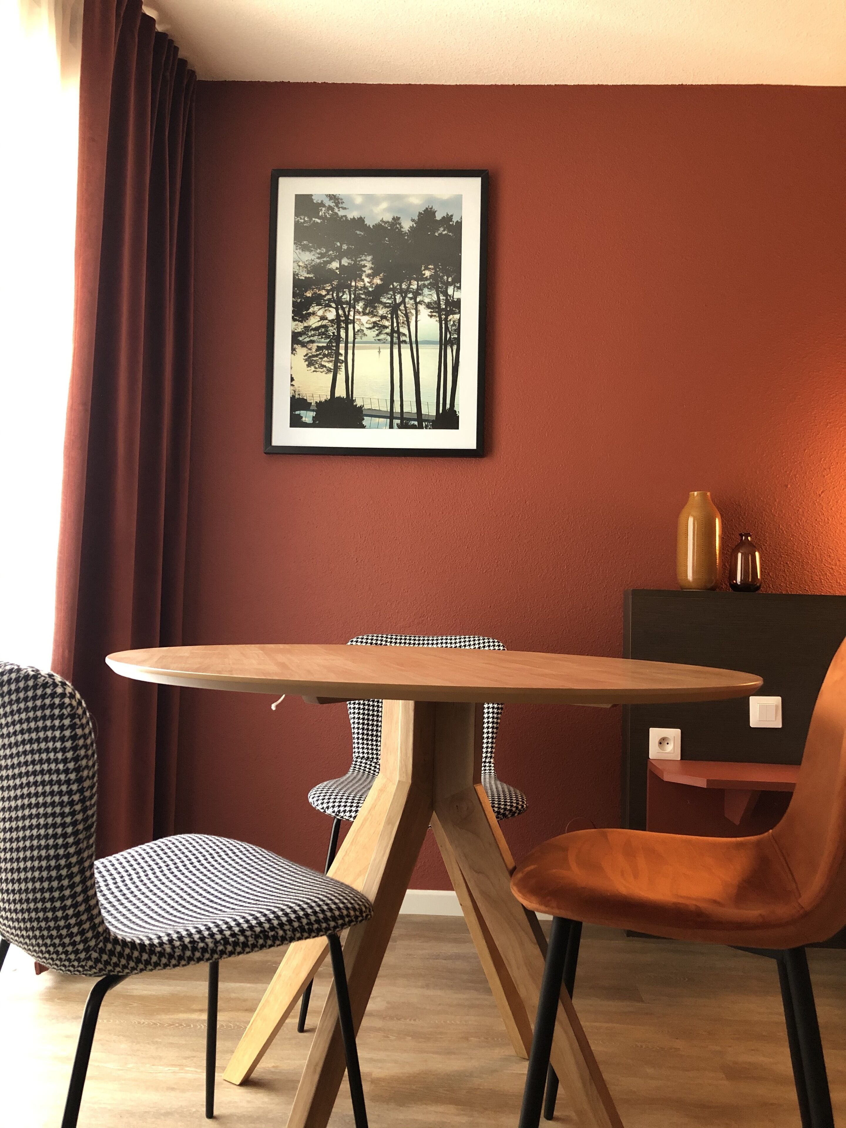 Familie-studiolejlighed - ikke-ryger | Individuelt design, individuel indretning, mørklægningsgardiner