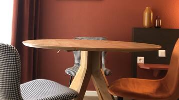 Familie-studiolejlighed - ikke-ryger | Individuelt design, individuel indretning, mørklægningsgardiner