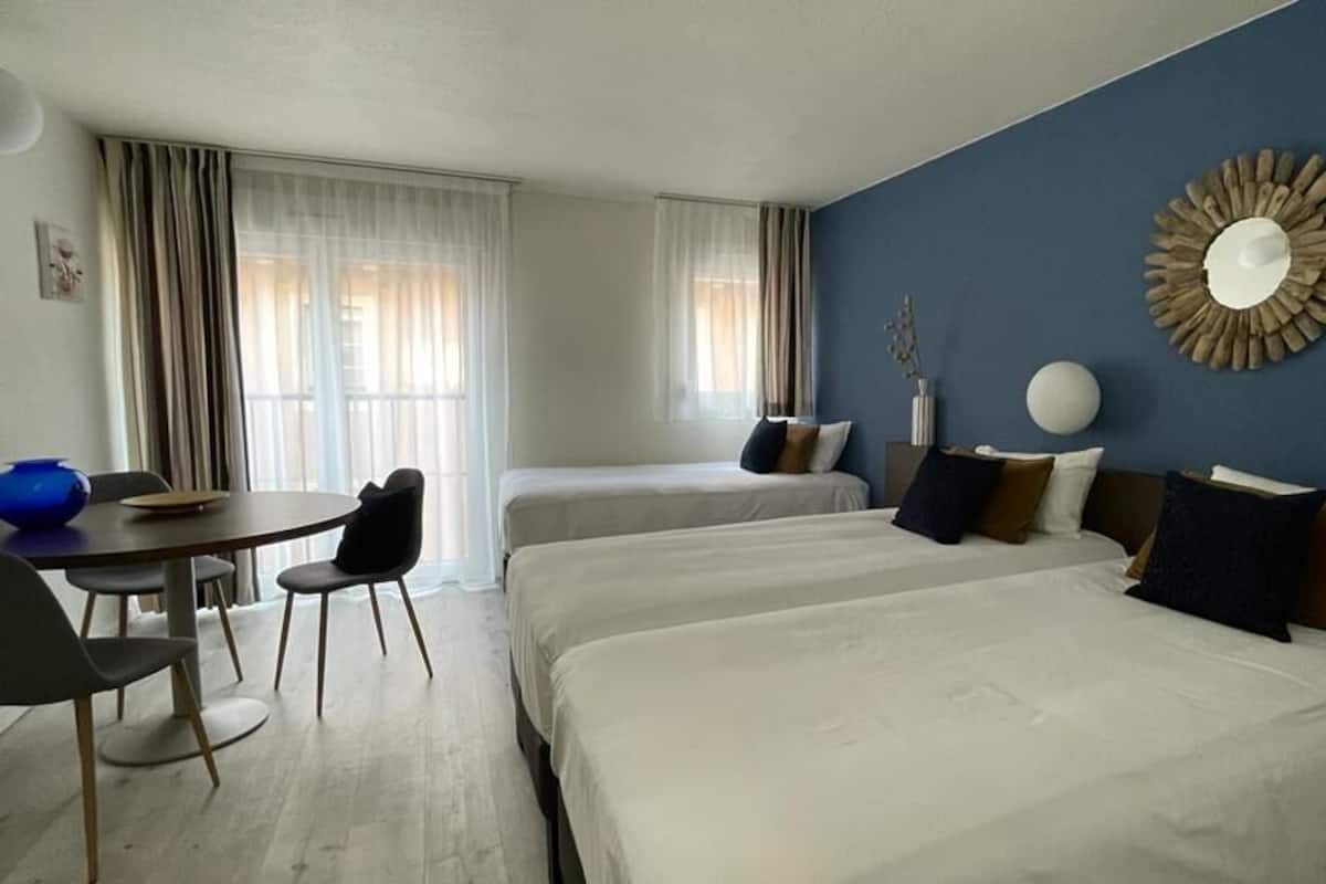 Comfort Studio (3 personnes ) | Individually decorated, individually furnished, blackout drapes