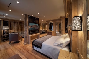 Premium bedding, down comforters, Select Comfort beds, in-room safe