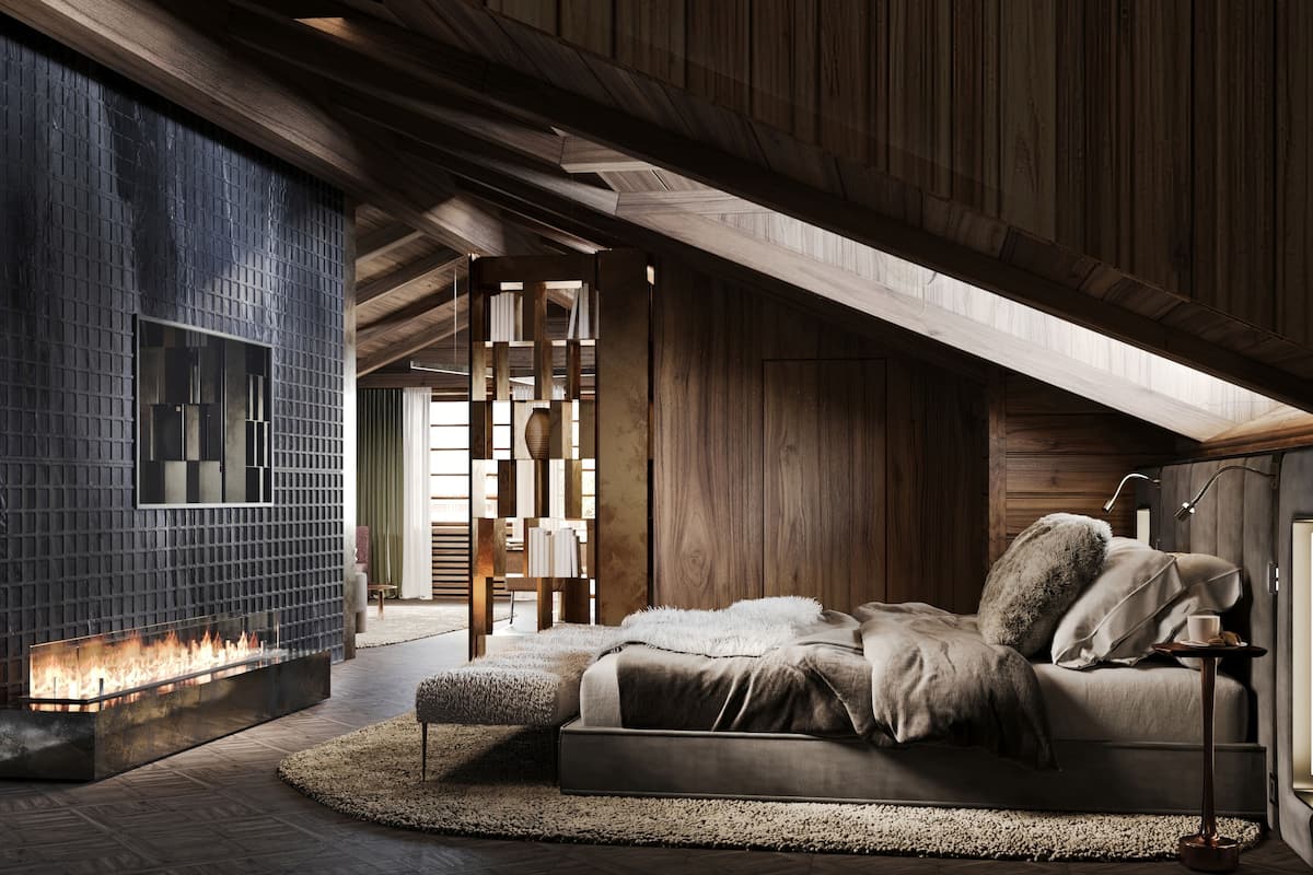 Penthouse with Dolomites view by Henge | 1 bedroom, premium bedding, down comforters, Select Comfort beds