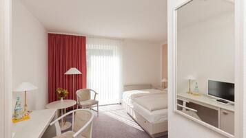 Desk, WiFi (free), bed sheets