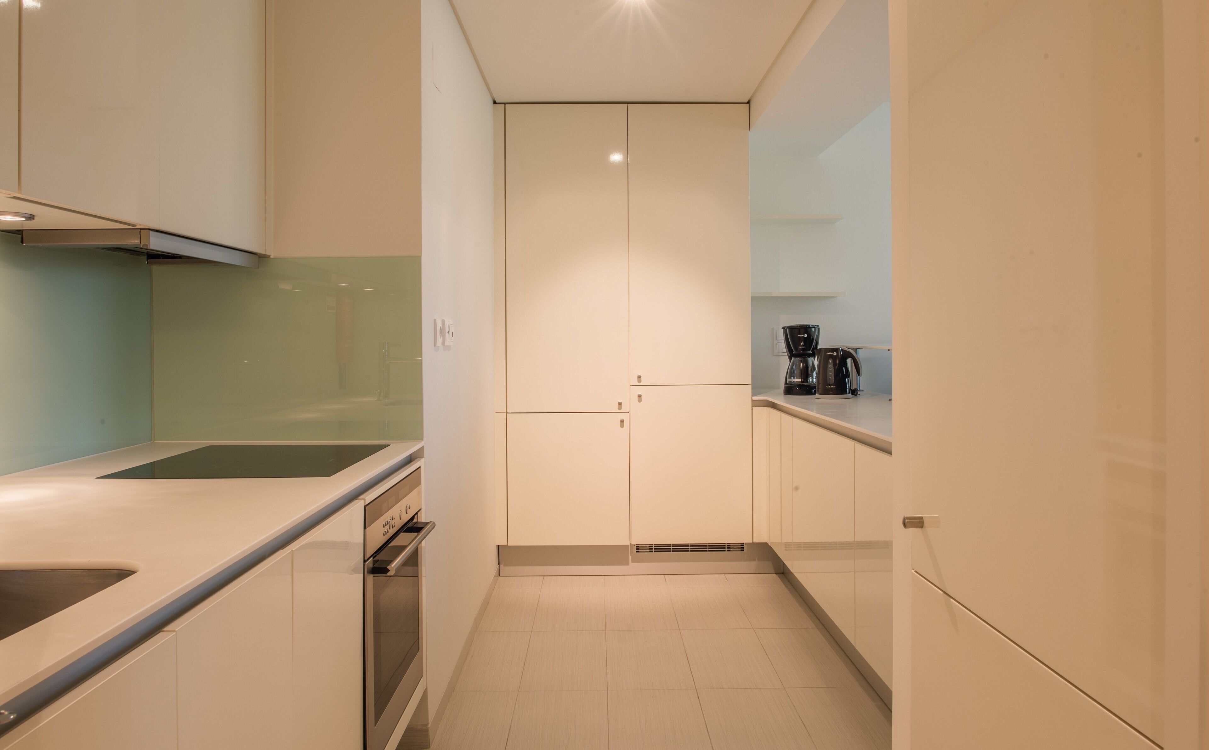 apartment, 2 bedrooms, sea view (beach apartments) | private kitchen | full-sized fridge, microwave, stovetop, dishwasher