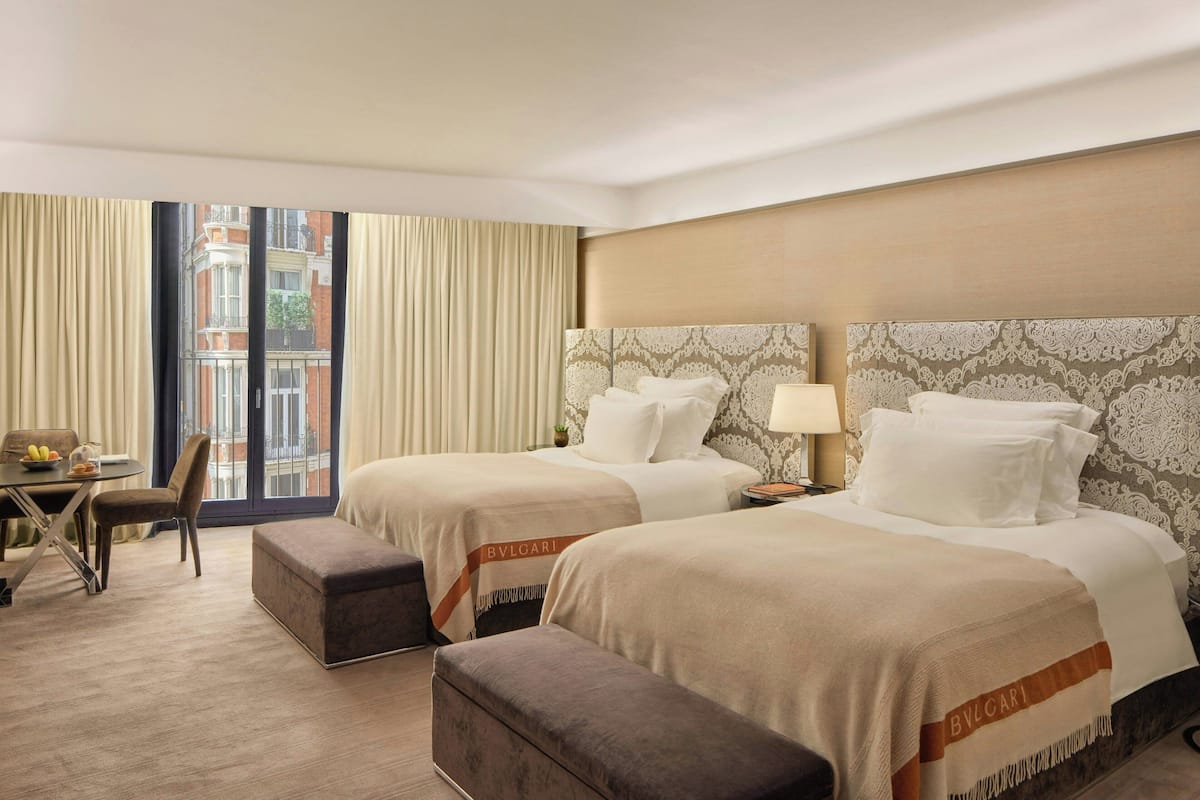 Executive Room, 2 Queen Beds, Non Smoking | 1 bedroom, premium bedding, down comforters, free minibar items