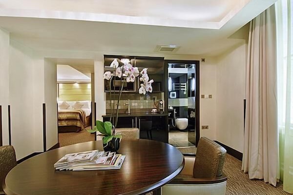 Estudi en suite | Zona de menjador de l'habitació